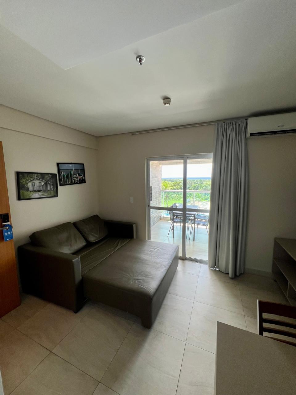 Sala de estar do apartamento
